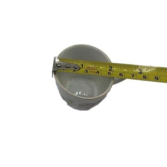 Vtg Demitasse Tea Cup Saucer Germany Crown Mark Floral Gold Tone Trim Regency - Picture 9 of 15